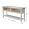 International Concepts EnteRTAinment / TV Stand, 60", Unfinished TV-8 - alternate 2